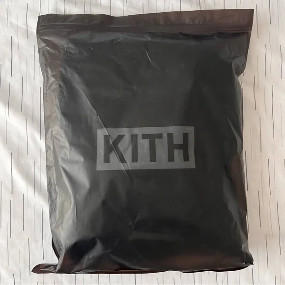 Classic Kith Box Logo Williams Logo Tonal Sweatshirt Hoodie Small New Black - Picture 6 of 6